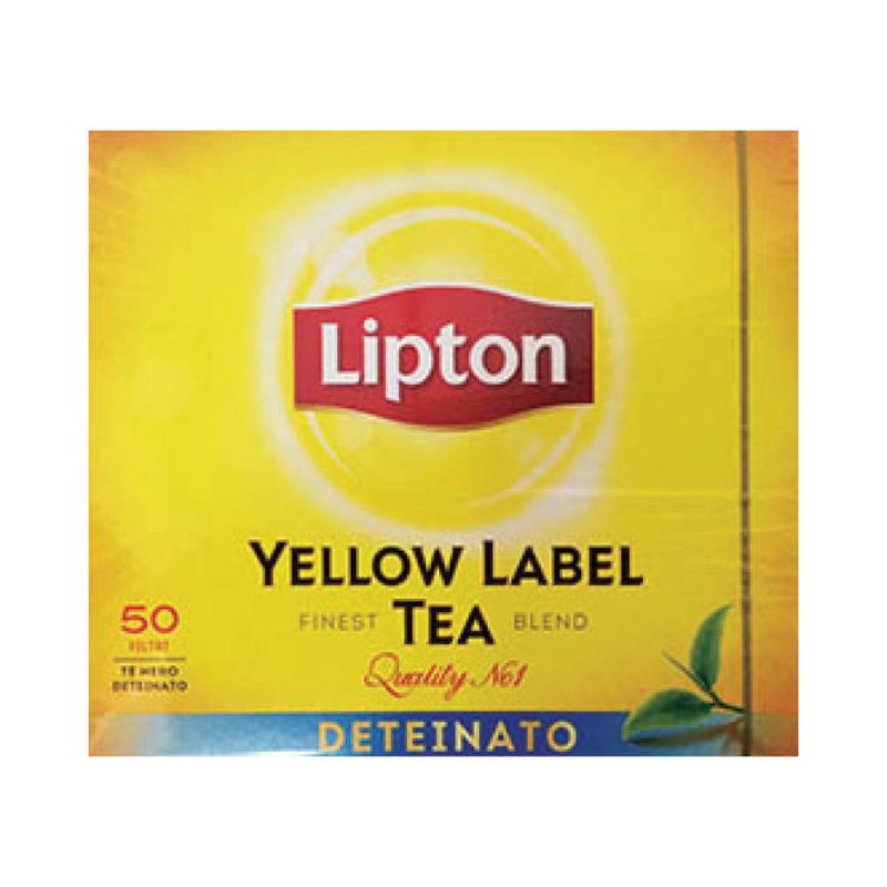 Lipton Yellow Label Decaf Tea x 50 Tea Bags (Individually wrapped)